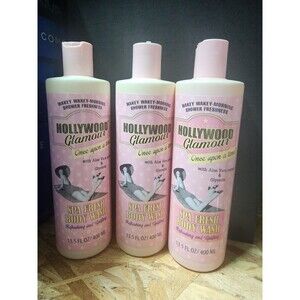 3 bottles Hollywood Glamour Spa Fresh body wash Aloe Vera & Glycerin